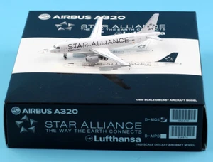 JC Wings 1:400 Lufthansa Airlines Airbus A320 Diecast Aircraft JET Model D-AIQS - Picture 1 of 12