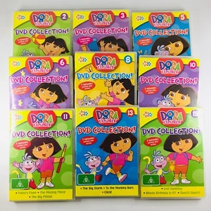 Dora The Explorer DVD Set Kids Family Fun Adventure Singing TV Show 27 Episodes - Picture 1 of 16