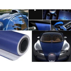 3D Carbon Fiber Vinyl Film Car Wrap Roll Self Adhesive Sticker Decal 200x30cm - Bild 1 von 8