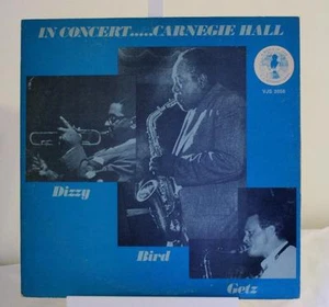 CHARLIE PARKER ,Dizzy & Getz..."In Concert Carnegie Hall" World of Jazz..VJS 305 - Picture 1 of 1