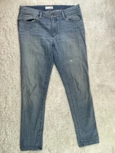 Loft Size 28 6 Womens Jeans Relaxed Skinny Ankle Light Wash Mid Rise Stretch - Picture 1 of 4