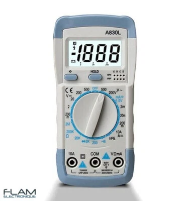 Multimetre Aneng A830L multimètre testeur digital multimeter tester LCD screen - Photo 1/4