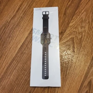 Fitness Smart Watch Black 1.8" Display Bluetooth Call Heart Rate IP68 IDW19 New - Picture 1 of 6
