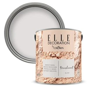 Elle (Crown) Pittura Emulsione Piatta Opaca 2,5L - Finitura Parete Interno - Foto 1 di 419