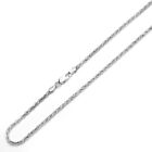 Men 2.5mm 925 Sterling Silver Italian Rope Chain Necklace Made In Italy 22 Inch