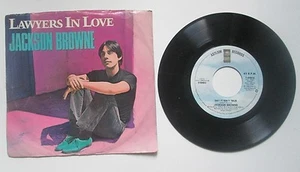 Jackson Browne Lawyers In Love b/w Say It Isn't True Picture Sleeve 45 - Picture 1 of 1