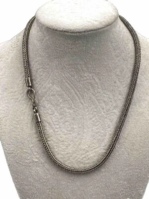 Silpada Sterling Silver Wheat Chain choker Necklace - Image 1 of 4