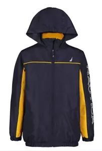 Brand New with Tag Nautica Blue Windbreaker Jackets Boys Sizes S(8) - L(14-16) - Picture 1 of 8