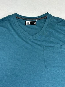 XRAY Comfort Tee Herren V-Neck T-Shirt Teal Kurzarm Größe XL - Bild 1 von 8