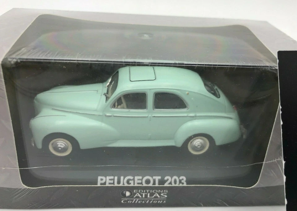 DIE CAST " PEUGEOT 203 " SCALA 1/43 ATLAS EDITION - Immagine 1 di 1