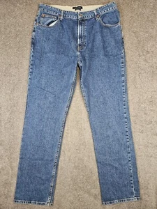 Neu mit Etikett Tommy Hilfiger Relaxed Fit Herrenjeans Größe 36 x 34 (37 x 35) mittelblaue Waschung - Bild 1 von 15
