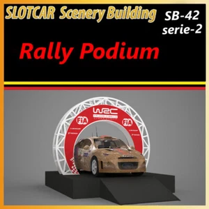 Slotcar Scenery Building Rally Start Podium Serie-2 Scalextric, Carrera - Imagen 1 de 7