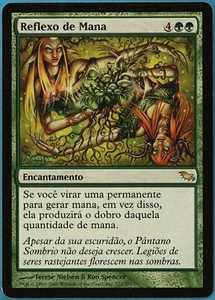 Mana Reflection Shadowmoor (PORTUGUESE) NM Green Rare CARD (180627) ABUGames - Picture 1 of 2