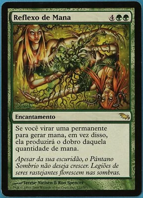 Mana Reflection Shadowmoor (PORTUGUESE) NM Green Rare CARD (180627) ABUGames - Image 1 of 2