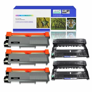 Toner US STOCK 3PK TN660 + tambour 2PK DR630 pour Brother DCP-L2540DW HL-L2340DW - Photo 1/24