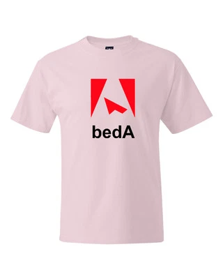 BadA Logo Adobe Parody T-shirt S-5XL - Image 1 of 2