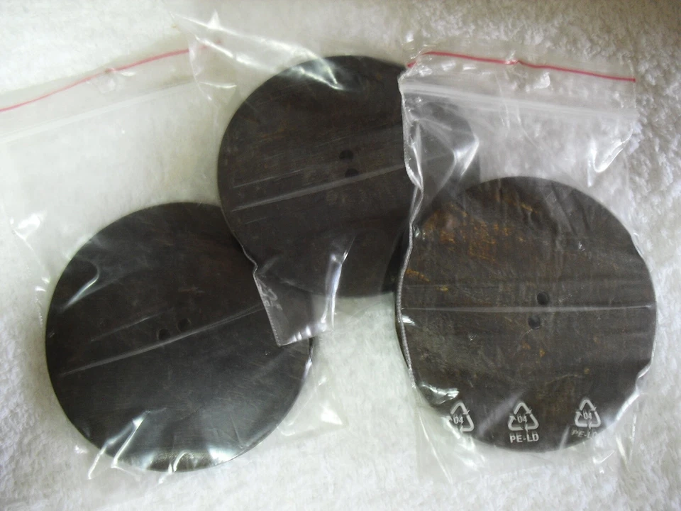 Horn-Knöpfe braun/schwarz 80mm Restposten!!! - Bild 1 von 1