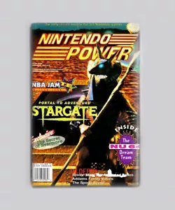 STARGATE N64 / NINTENDO POWER - 2"x3" KÜHLSCHRANKMAGNET (Magazinspiel Retro - Bild 1 von 2