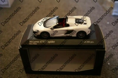 Minichamps Mclaren 675LT Spider  White 1:43 537154432 — 第 1/2 张图片