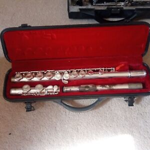 Blessing Elkhart Ltd USA Student Flute - Tarnished in places but all working