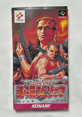 Super Famicom Contra Spirits SNES SFC Nintendo Japan Action Fighting Game - Image 1 of 4