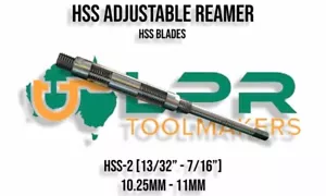 Adustable Expanding Reamer A grade 13/32-7/16" *10.25-11.00mm HSS Blades - Bild 1 von 2