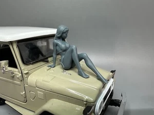 Sexy Modeling Girl Resin Figur im Maßstab 1:24 unbemalt - Bild 1 von 5