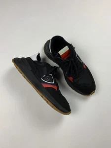 Philippe Model Sneakers Shoes Men’s Size 39 Ortholite Made In Italy Black - Picture 1 of 12