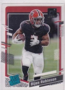 Panini NFL 2023 Clearly Donruss Football No. 53 Bijan Robinson Rated Rookie - Bild 1 von 2