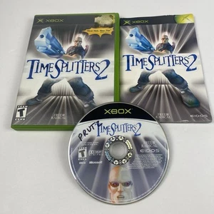 TimeSplitters 2 (Microsoft Xbox, 2002) CIB Manual Included Authentic Tested OG - Picture 1 of 17