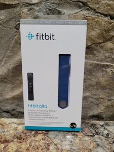 Fitbit Alta Ersatzarmband Armband groß Silikonband blau Neu OEM - Bild 1 von 1