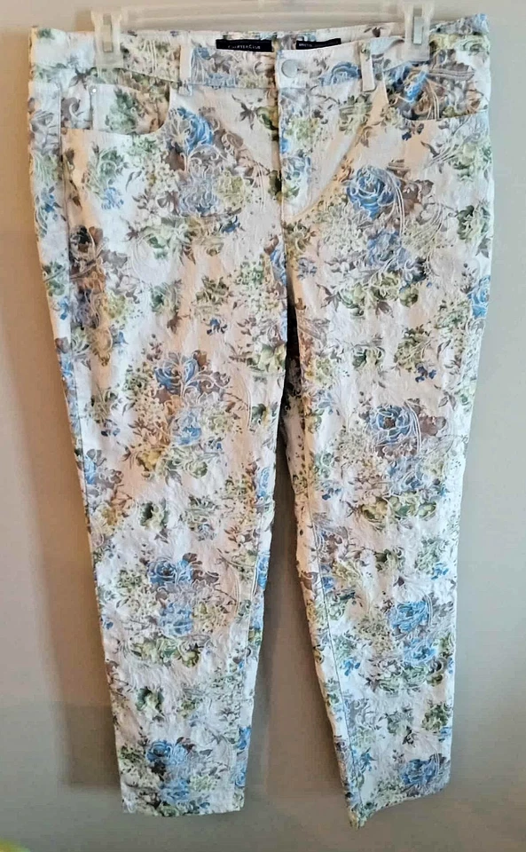 Talla 16 Charter Club Denim Elástico, Pantalones Mujer’s Pierna Recta Tobillo Ajustado Foto 1 de 1