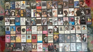 Vintage R&B Soul Funk Hip-Hop Rap Jazz Cassette Lot 90+ Tapes 70s 80s 90s - Bild 1 von 8