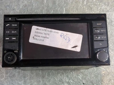 Nissan Note MK2 2015 SAT NAV CONTROL UNIT / STEREO HEAD UNIT 259153HN2A - Image 1 of 4