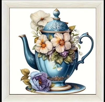 Kit de pintura de diamante bule de chá - Imagem 1 de 4