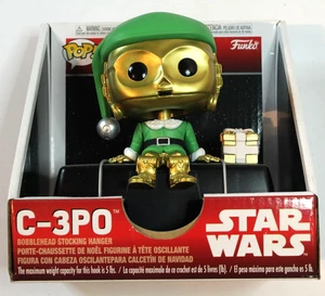Funko Pop! C-3PO Bobblehead Stocking Hanger Xmas Holliday Christmas - Picture 1 of 6