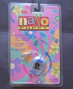 NUEVO EN CAJA NANO CACHORRO TRAMA PLATA MASCOTA VIRTUAL COMPAÑEROS DE JUEGO - Imagen 1 de 7