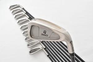 10PCS Taylormade T 360 Iron Set 3-4-5-6-7-8-9-P-A-S LITE R-80 Regular Golf Clubs - Picture 1 of 20