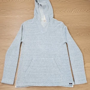 Faherty French Terry Sudadera con Capucha Mujer L Pullover Suéter Baja Beach Bum Poncho - Imagen 1 de 15