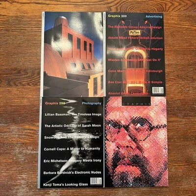 Graphis Magazine Late 90s Four Issue Lot Art Design VERY GOOD - Bild 1 von 4
