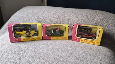 Matchbox - Models of Yesteryear  - 3 Modelle  Y-1, 2, 5 neuwertig OVP Konvolut   - Bild 1 von 4