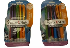 2x Paper Mate Write Bros. 10pk #2 Mechanical Pencils - Assorted Colors 20 Total - Picture 1 of 4