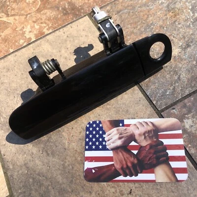 02-04 Manija de puerta exterior lado conductor izquierdo audi a6 c5 d2 a8 s8 negra 4b1837205a Foto 1 de 4