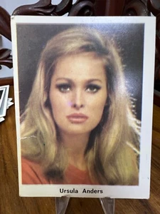 1970s Imperial Krsko #48 Movie Film Star Gum Trading Card Ursula Anders Actress - Picture 1 of 2