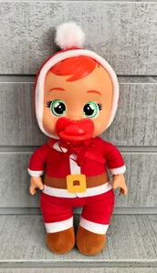 IMC TOYS ~ CRY BABYS kleine Kuscheltiere ~ Weihnachtsmann ~ mit Schnuller ~ 10 Zoll groß - Bild 1 von 10