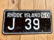 1960 Rhode Island License Plate