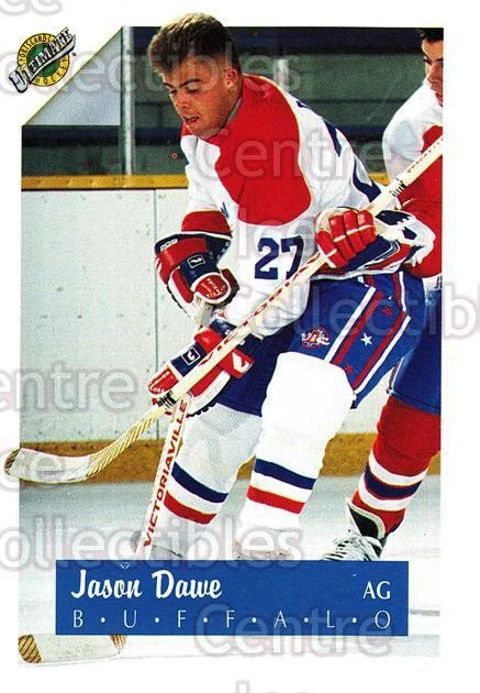 1991 Ultimate Draft French #27 Jason Dawe - Image 1 of 1