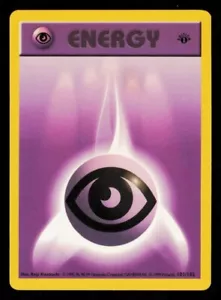 Pokemon Card Psychic Energy 101/102 1st Edition Base Set Basic Original LP 1999 - Picture 1 of 2