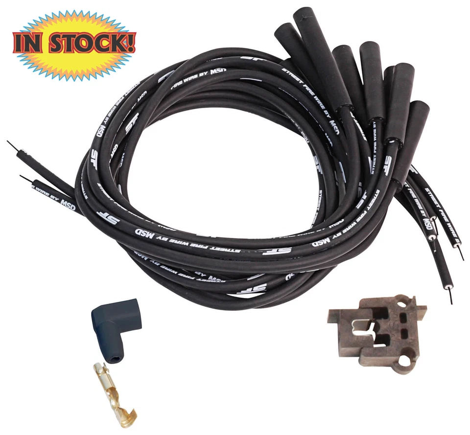 Holley 5551 - 8-Cyl Street Fire Wire Set V8 Multi-Angle Socket Type & HEI - Image 1 of 3