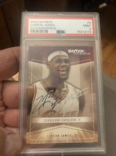 2004-05 Skybox Autographics #5 LeBron James Cleveland Cavaliers PSA 9 MINT